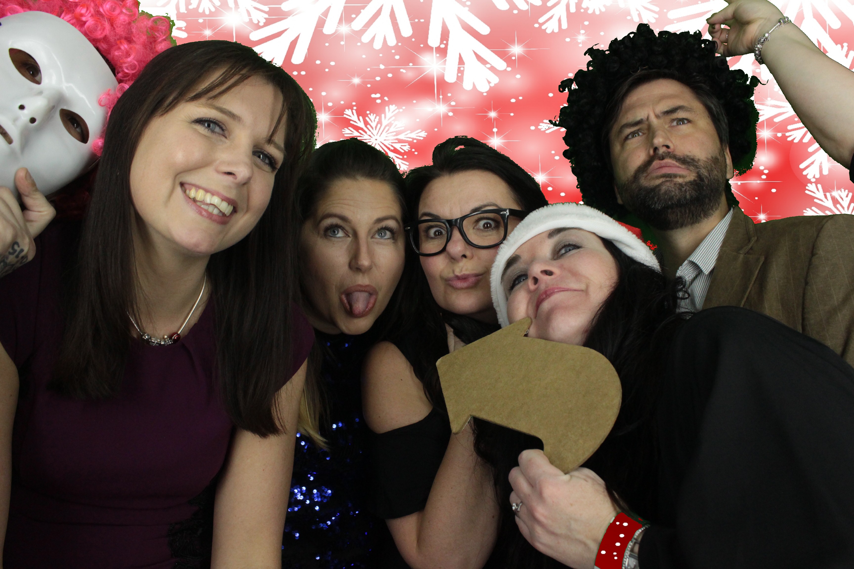One Line Christmas Party | View more photos from the event at gallery.myphotoboothexperience.co.uk/u/MyPhotoBoothExperienceLtd/One-Line-Christmas-Party